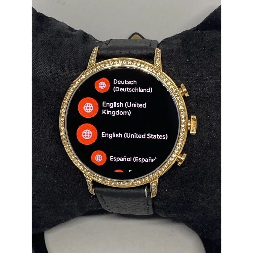 Fossil Gen 4 Authentic Digital Dial Smart Watch Custom Band FTW6015 AB394